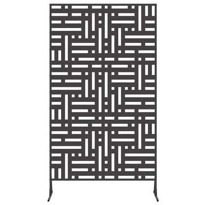 vidaXL Sichtschutz Schwarz 100 x 50 x 180 cm Stahl