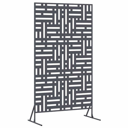 vidaXL Sichtschutz Anthrazit 100 x 50 x 180 cm Stahl