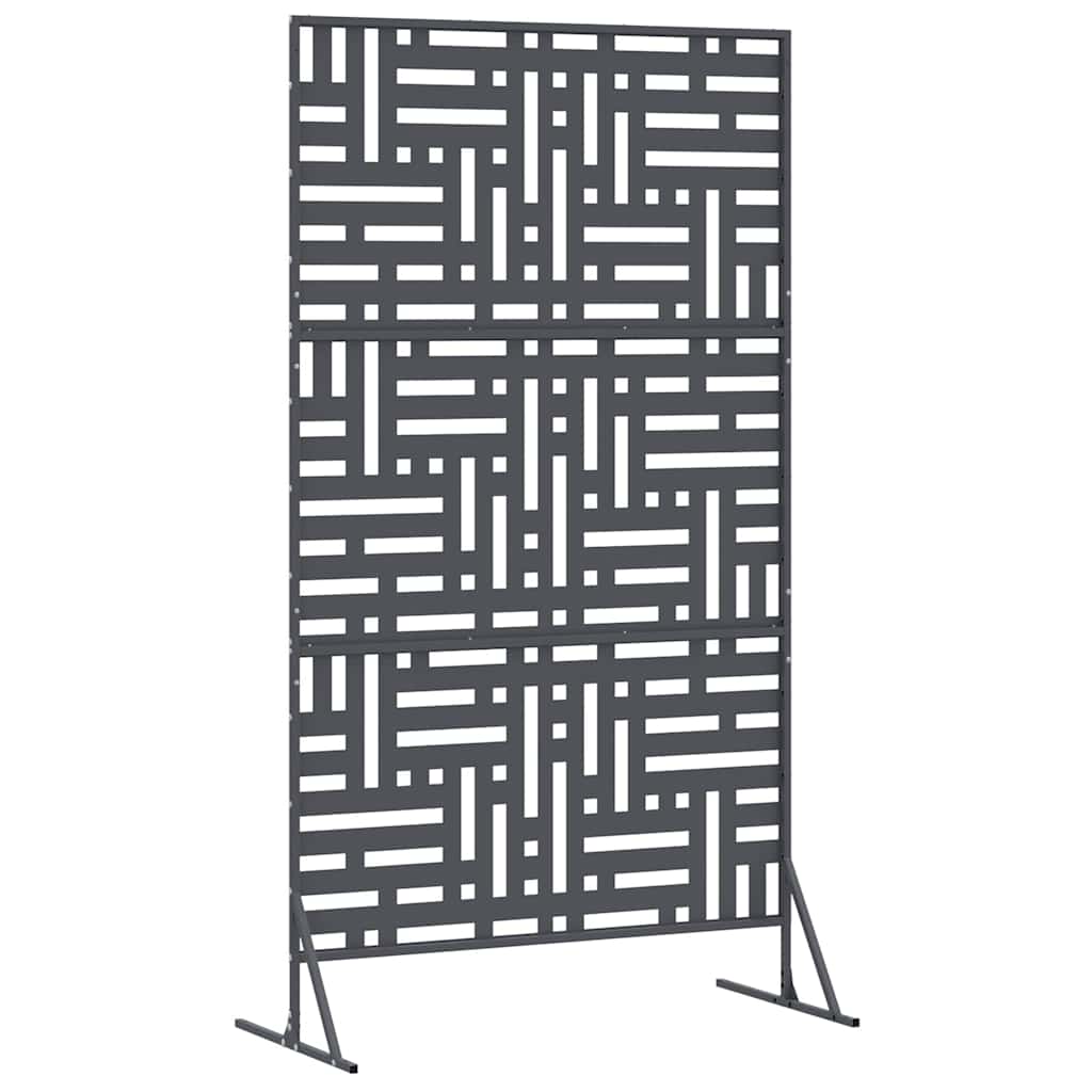 vidaXL Sichtschutz Anthrazit 100 x 50 x 180 cm Stahl