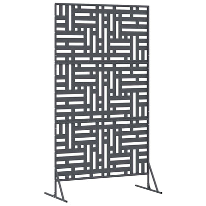 vidaXL Sichtschutz Anthrazit 100 x 50 x 180 cm Stahl