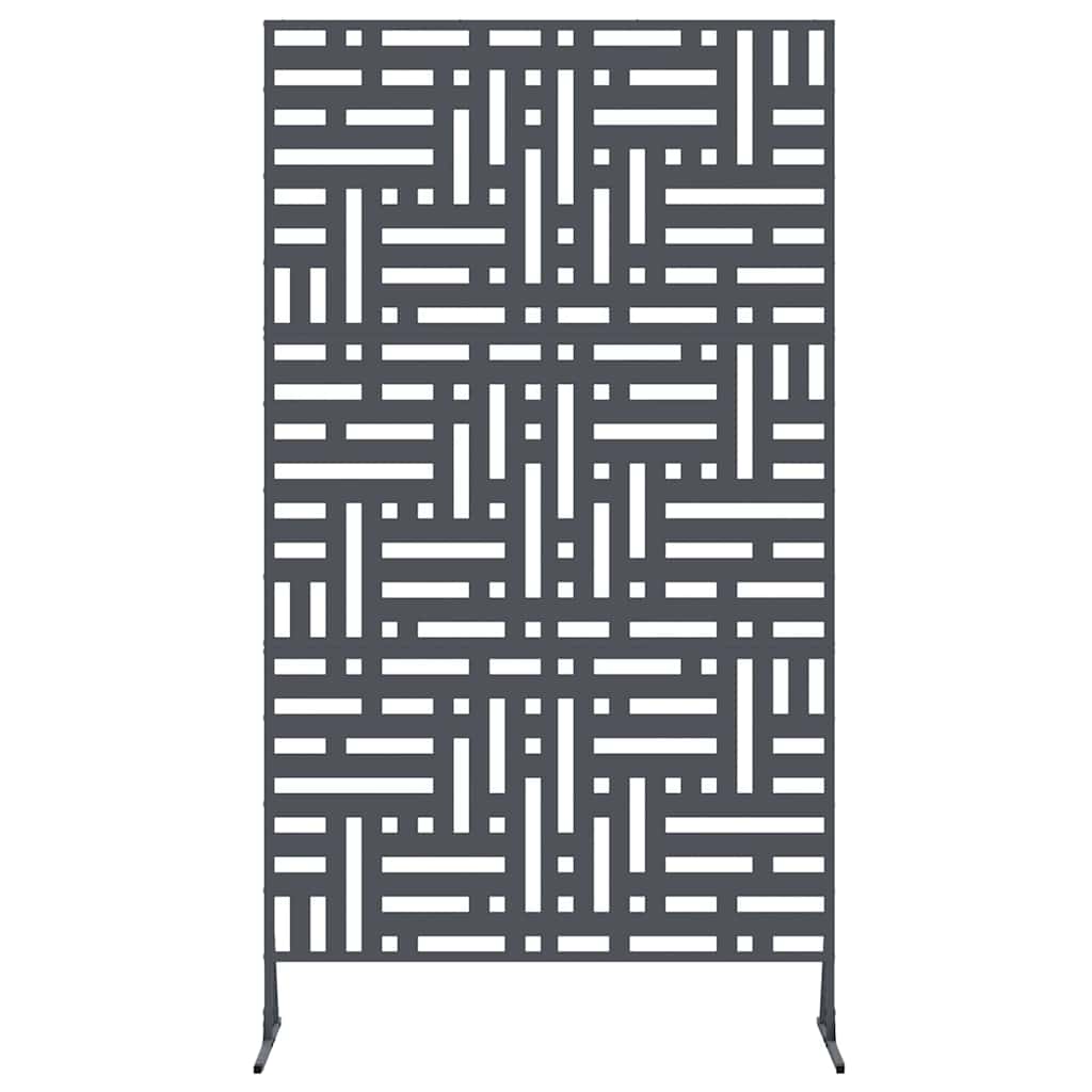 vidaXL Sichtschutz Anthrazit 100 x 50 x 180 cm Stahl