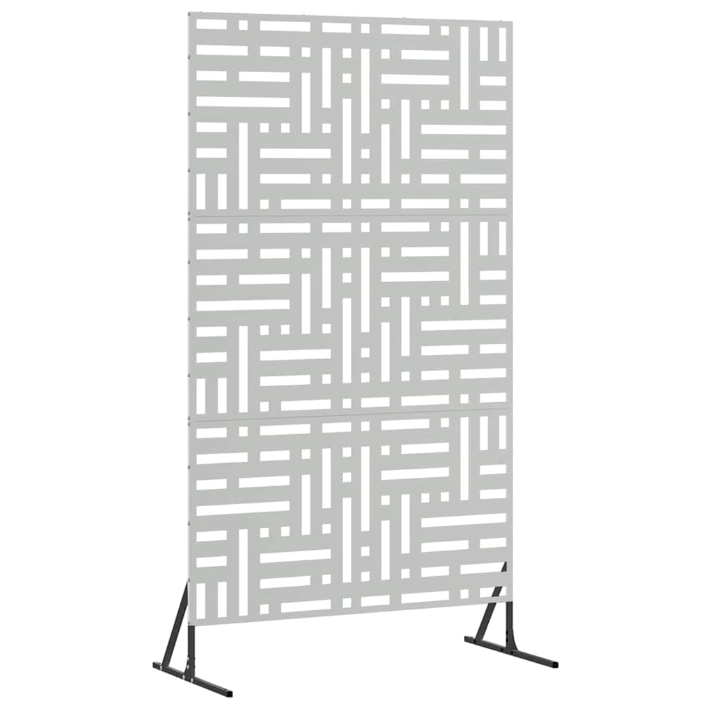 vidaXL Sichtschutz Grau 100 x 50 x 180 cm Stahl
