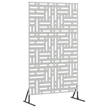 vidaXL Sichtschutz Grau 100 x 50 x 180 cm Stahl