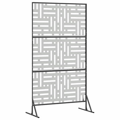 vidaXL Sichtschutz Grau 100 x 50 x 180 cm Stahl
