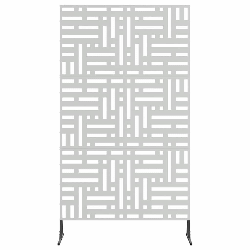 vidaXL Sichtschutz Grau 100 x 50 x 180 cm Stahl