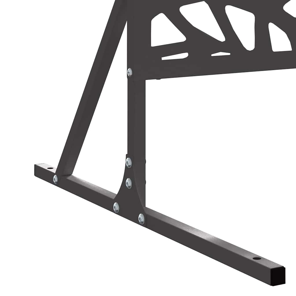 vidaXL Sichtschutz Schwarz 100 x 50 x 180 cm Stahl