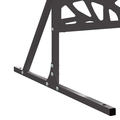 vidaXL Sichtschutz Schwarz 100 x 50 x 180 cm Stahl