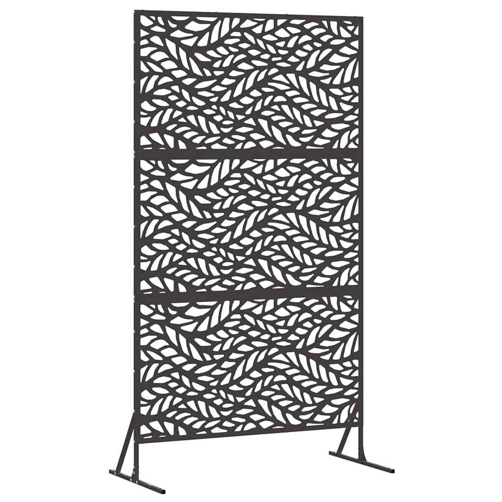 vidaXL Sichtschutz Schwarz 100 x 50 x 180 cm Stahl