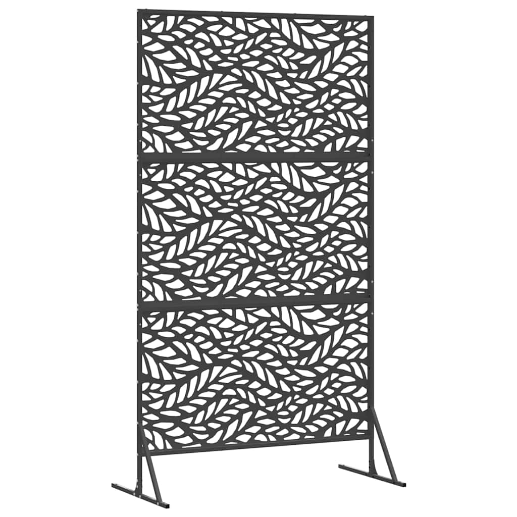 vidaXL Sichtschutz Schwarz 100 x 50 x 180 cm Stahl