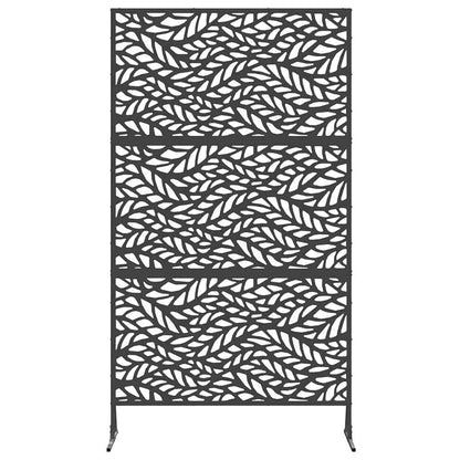 vidaXL Sichtschutz Schwarz 100 x 50 x 180 cm Stahl
