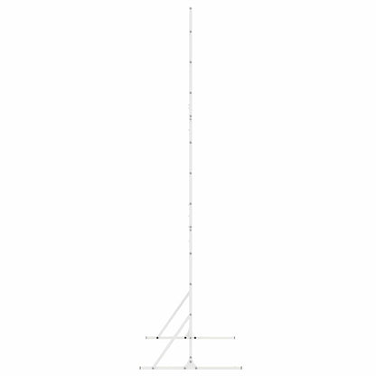 Sichtschutz Weiß 100 x 50 x 180 cm Stahl