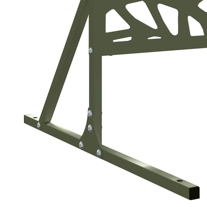 Sichtschutz Oliv 100 x 50 x 180 cm Stahl