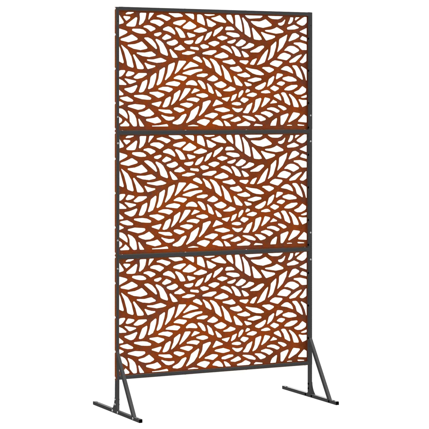 vidaXL Sichtschutz Grau 100 x 50 x 180 cm Wetterfeststahl