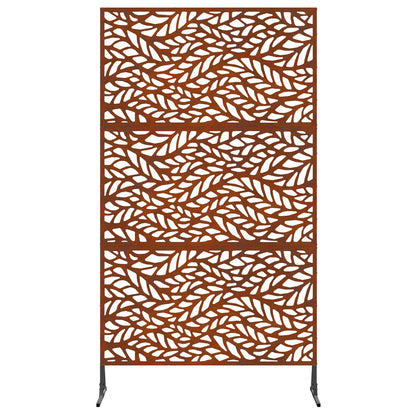 vidaXL Sichtschutz Grau 100 x 50 x 180 cm Wetterfeststahl