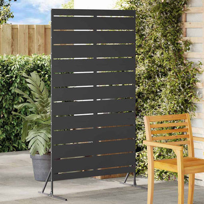 vidaXL Sichtschutz Schwarz 100 x 50 x 180 cm Stahl