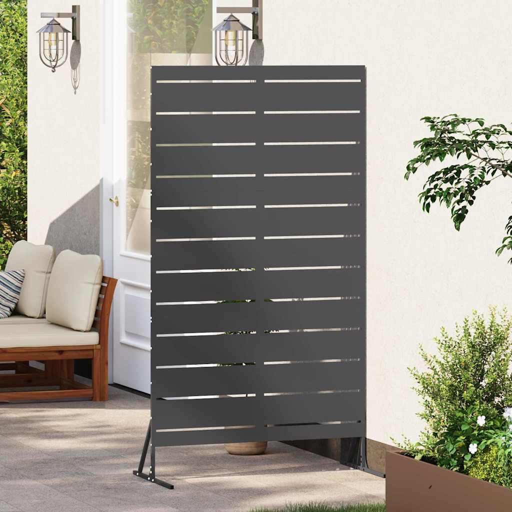 vidaXL Sichtschutz Schwarz 100 x 50 x 180 cm Stahl
