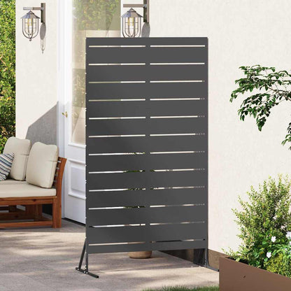 vidaXL Sichtschutz Schwarz 100 x 50 x 180 cm Stahl