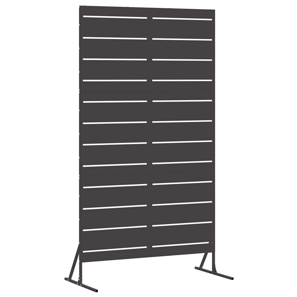 vidaXL Sichtschutz Schwarz 100 x 50 x 180 cm Stahl