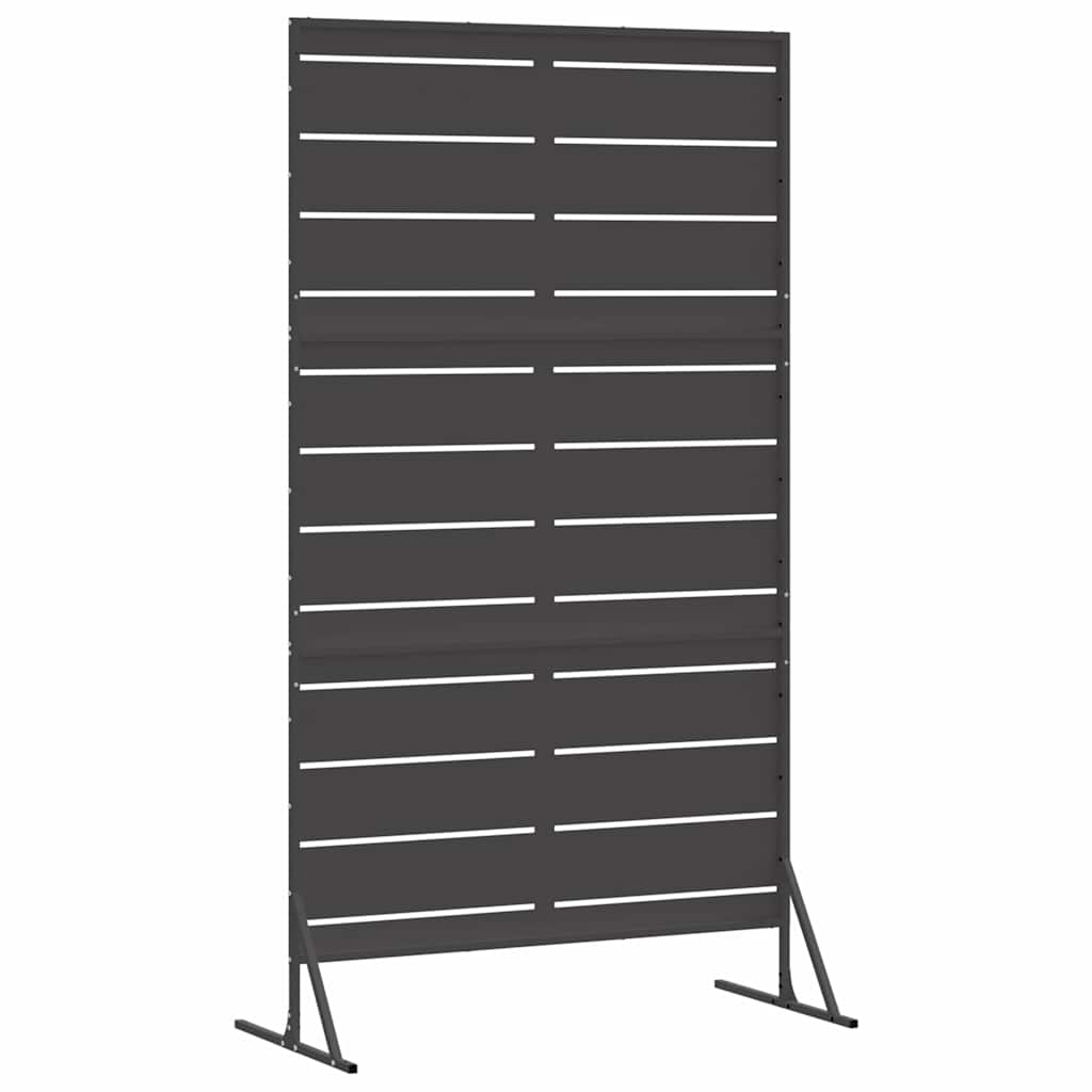 vidaXL Sichtschutz Schwarz 100 x 50 x 180 cm Stahl