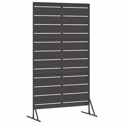 vidaXL Sichtschutz Schwarz 100 x 50 x 180 cm Stahl