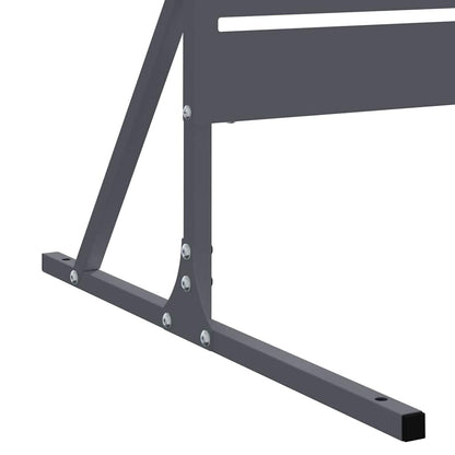 vidaXL Sichtschutz Anthrazit 100 x 50 x 180 cm Stahl