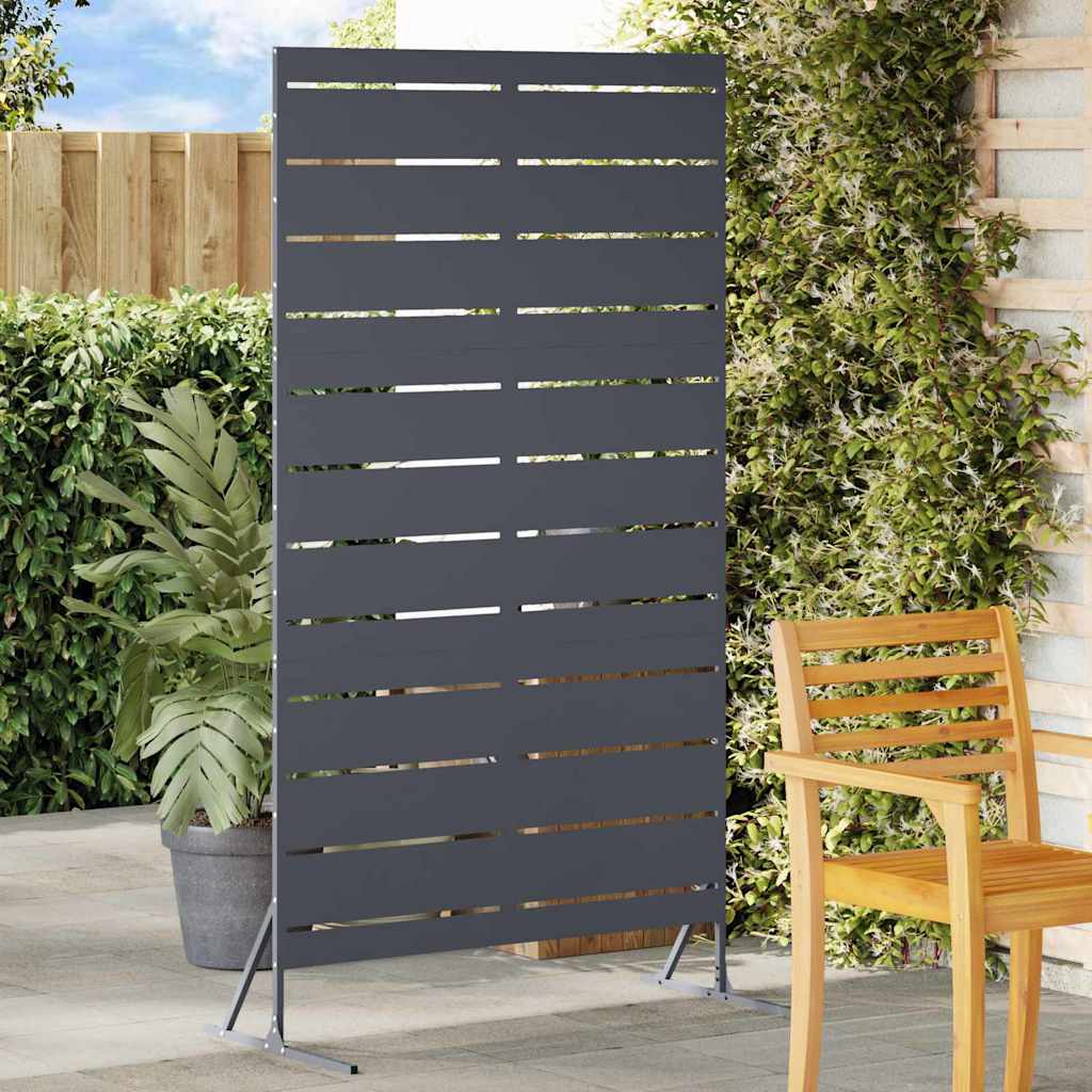 vidaXL Sichtschutz Anthrazit 100 x 50 x 180 cm Stahl