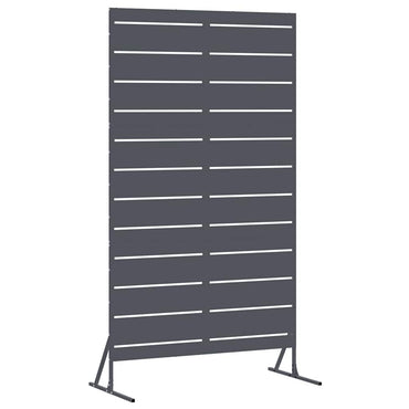 vidaXL Sichtschutz Anthrazit 100 x 50 x 180 cm Stahl