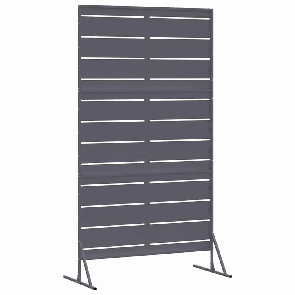 vidaXL Sichtschutz Anthrazit 100 x 50 x 180 cm Stahl