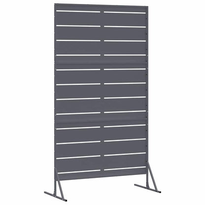 vidaXL Sichtschutz Anthrazit 100 x 50 x 180 cm Stahl