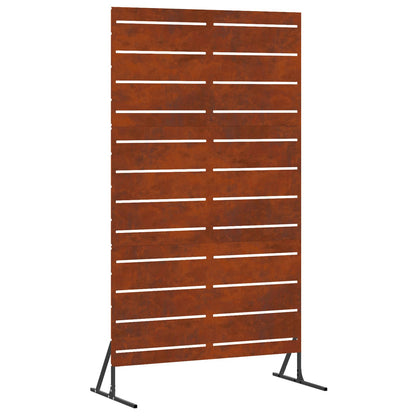 Sichtschutz Grau 100 x 50 x 180 cm Wetterfeststahl