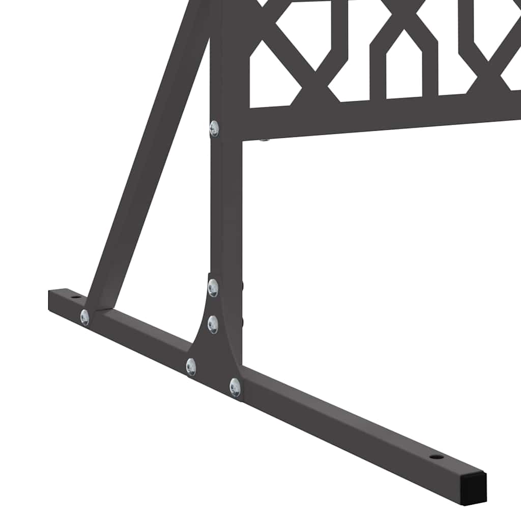 vidaXL Sichtschutz Schwarz 100 x 50 x 180 cm Stahl