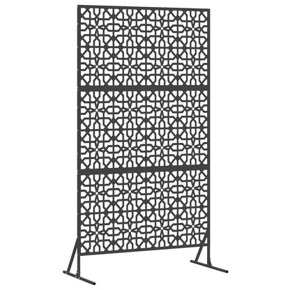 vidaXL Sichtschutz Schwarz 100 x 50 x 180 cm Stahl