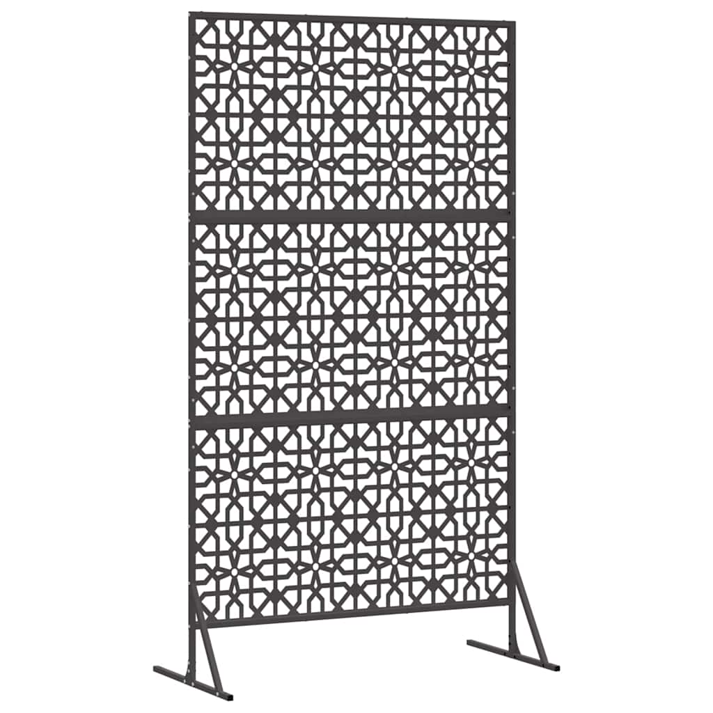 vidaXL Sichtschutz Schwarz 100 x 50 x 180 cm Stahl