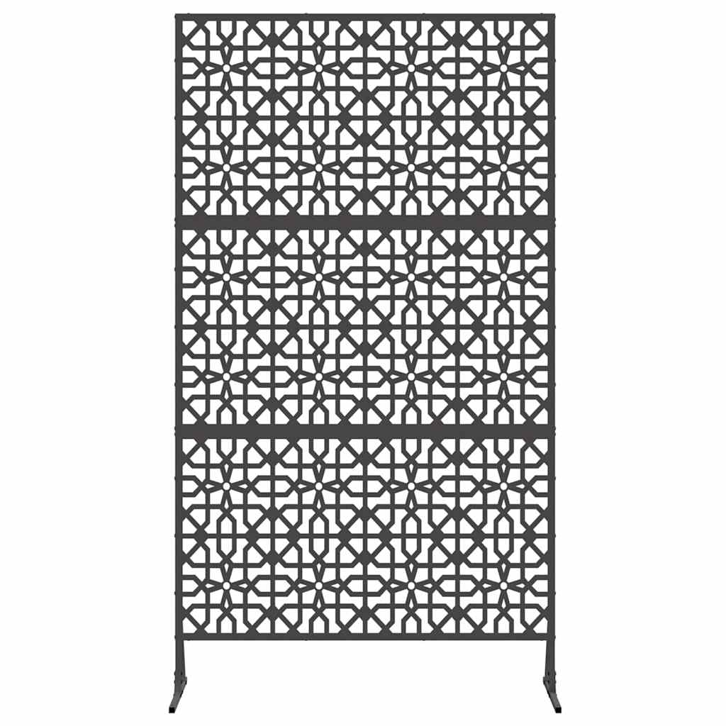 vidaXL Sichtschutz Schwarz 100 x 50 x 180 cm Stahl