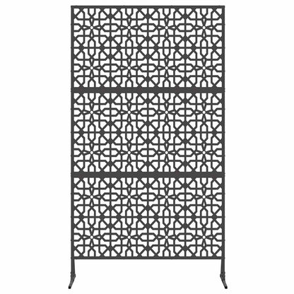 vidaXL Sichtschutz Schwarz 100 x 50 x 180 cm Stahl