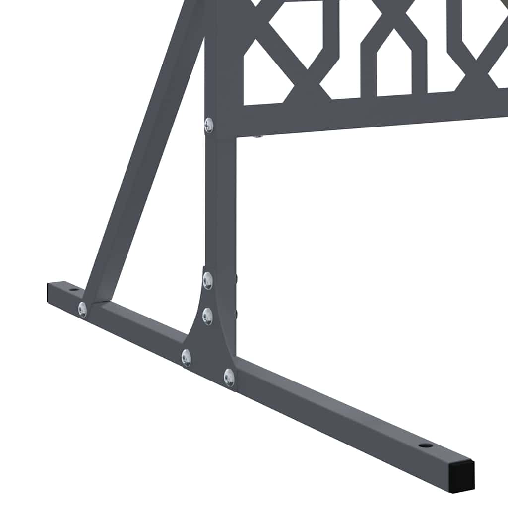 Sichtschutz Anthrazit 100 x 50 x 180 cm Stahl