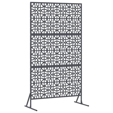 vidaXL Sichtschutz Anthrazit 100 x 50 x 180 cm Stahl