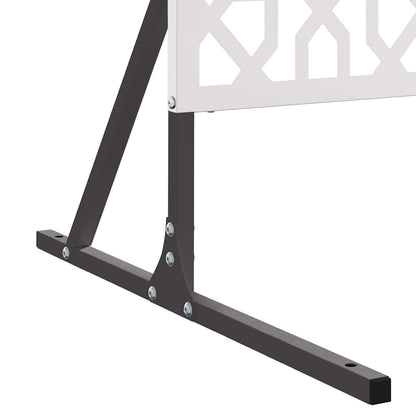 vidaXL Sichtschutz Grau 100 x 50 x 180 cm Stahl