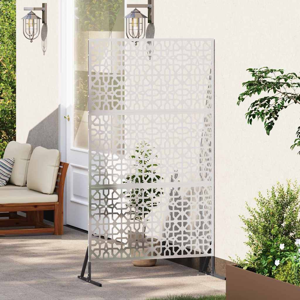 vidaXL Sichtschutz Grau 100 x 50 x 180 cm Stahl
