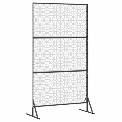 vidaXL Sichtschutz Grau 100 x 50 x 180 cm Stahl