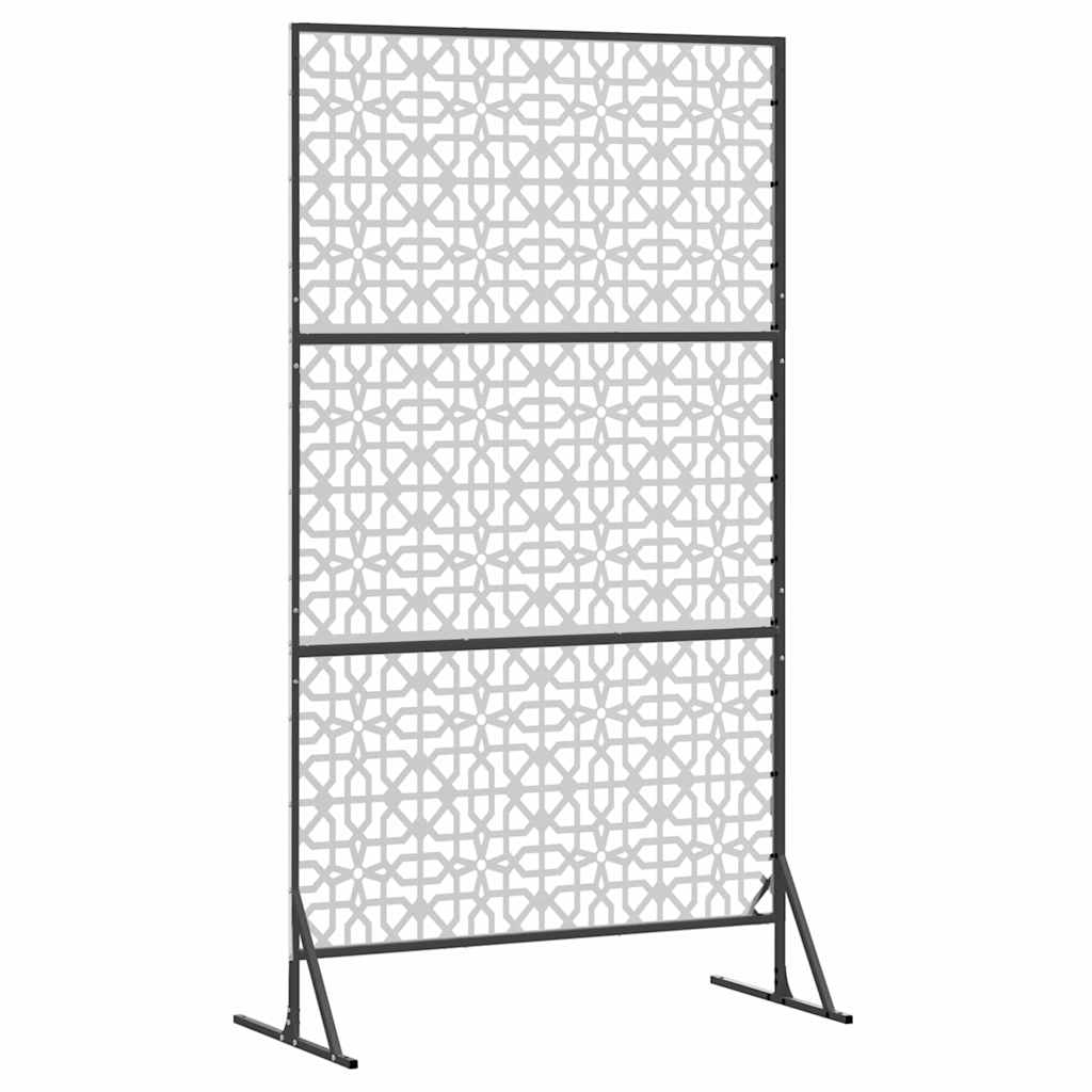 Sichtschutz Grau 100 x 50 x 180 cm Stahl