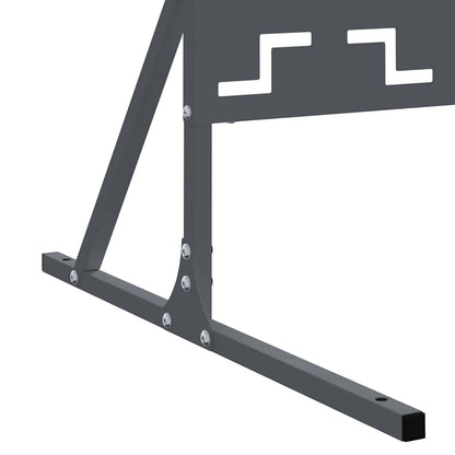 Sichtschutz Anthrazit 100 x 50 x 180 cm Stahl