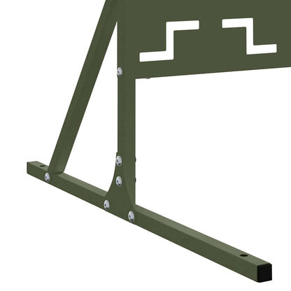 Sichtschutz Oliv 100 x 50 x 180 cm Stahl