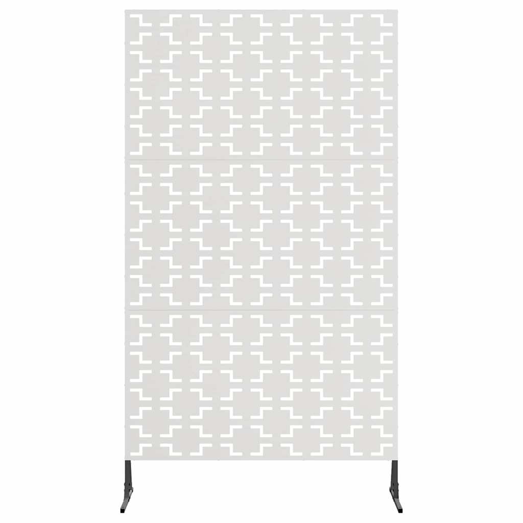 Sichtschutz Grau 100 x 50 x 180 cm Stahl