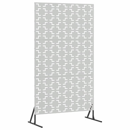 vidaXL Sichtschutz Grau 100 x 50 x 180 cm Stahl