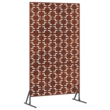 vidaXL Sichtschutz Grau 100 x 50 x 180 cm Wetterfeststahl