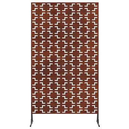 Sichtschutz Grau 100 x 50 x 180 cm Wetterfeststahl