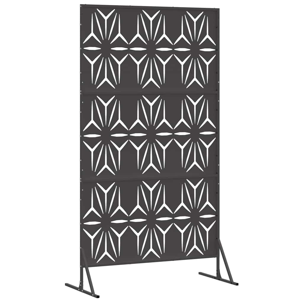 Sichtschutz Schwarz 100 x 50 x 180 cm Stahl