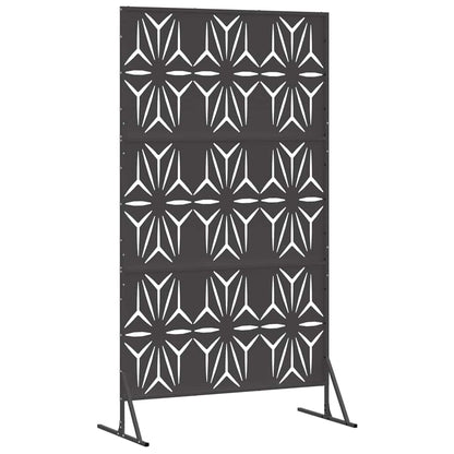 Sichtschutz Schwarz 100 x 50 x 180 cm Stahl