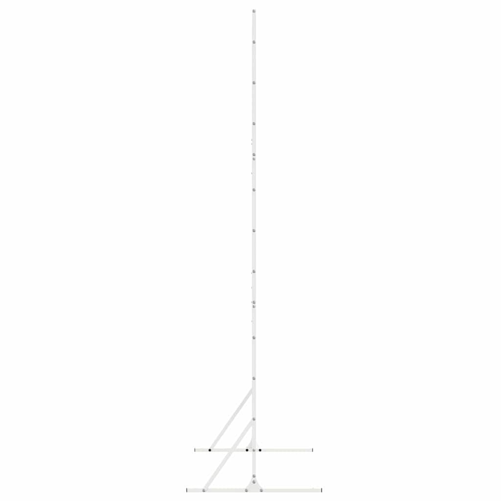 vidaXL Sichtschutz Weiß 100 x 50 x 180 cm Stahl